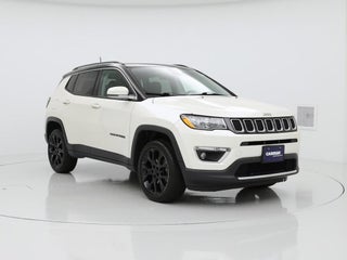 2017 Jeep Compass with Pearl White Tri-Coat Exterior