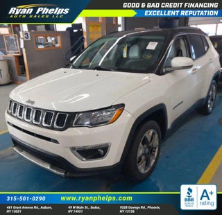 2020 Jeep Compass with White Clearcoat Exterior
