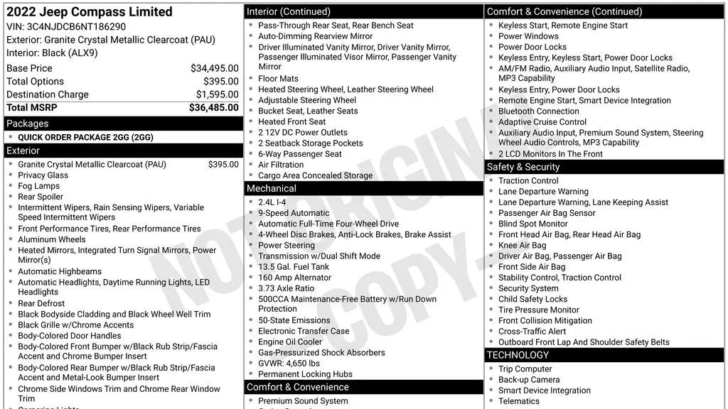 2022 Jeep Compass Limited