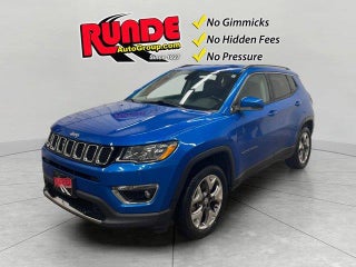 2020 Jeep Compass with Laser Blue Pearlcoat Exterior