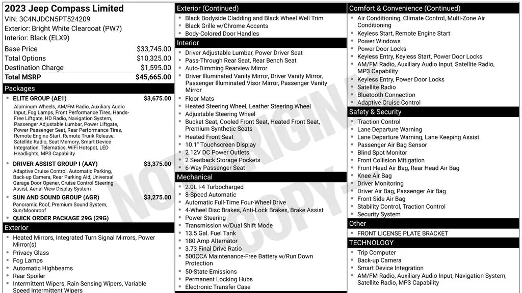 2023 Jeep Compass Limited