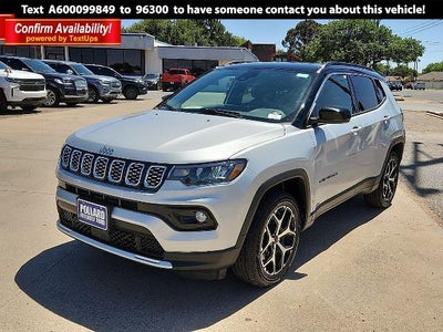 Photo of a 2025 Jeep Compass 4X4 Limited 4DR SUV for sale