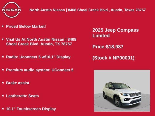 2025 Jeep Compass - $18,987