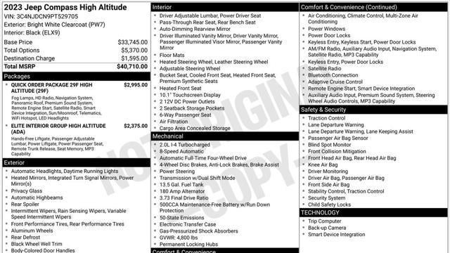2023 Jeep Compass Limited