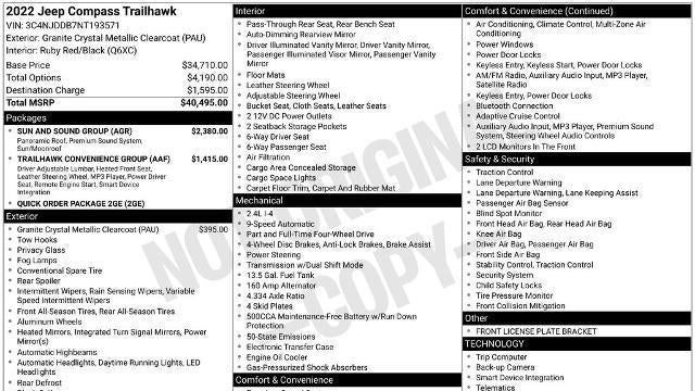 2022 Jeep Compass Trailhawk