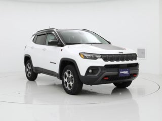 2022 Jeep Compass with Bright White Clearcoat Exterior