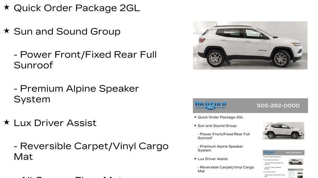 2022 Jeep Compass Latitude Lux