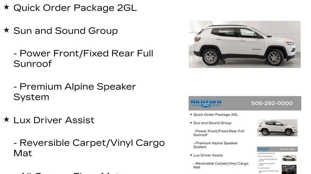 2022 Jeep Compass Latitude Lux