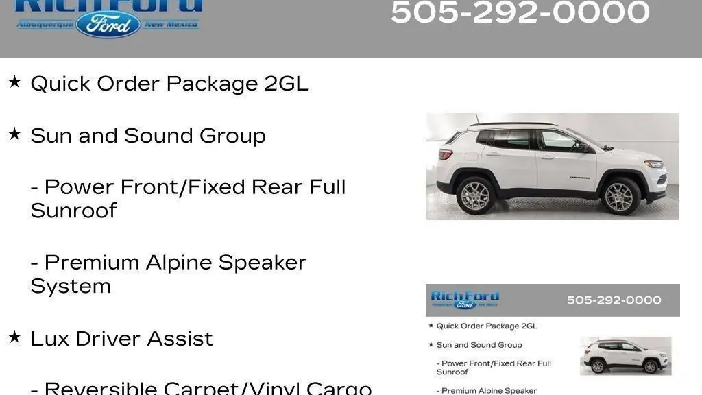 2022 Jeep Compass Latitude Lux