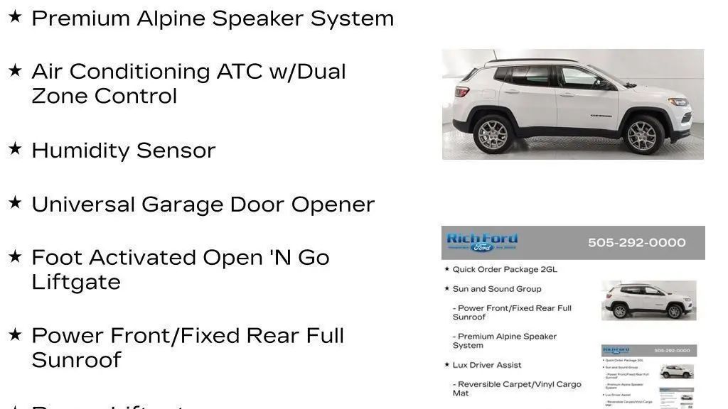 2022 Jeep Compass Latitude Lux