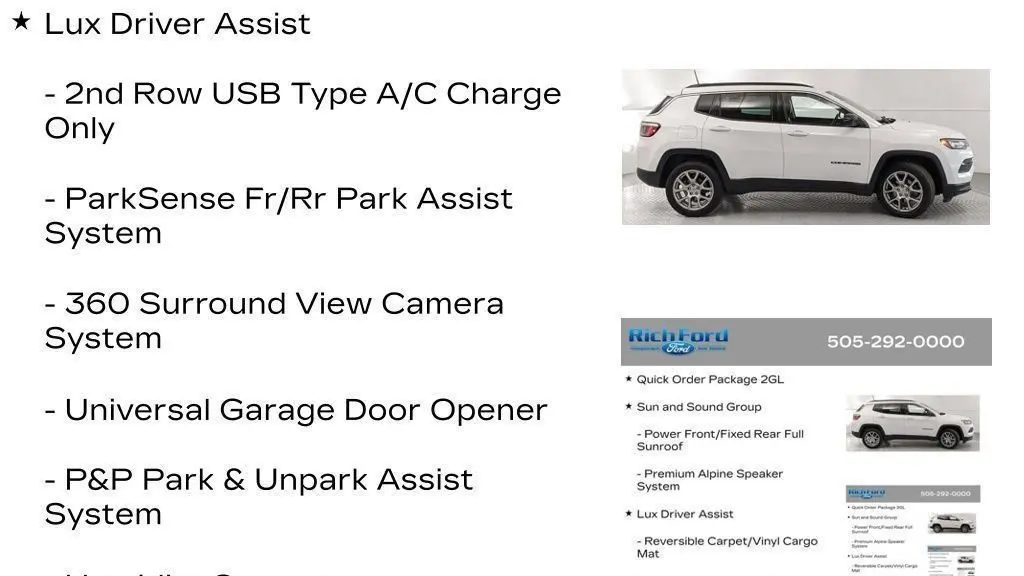 2022 Jeep Compass Latitude Lux