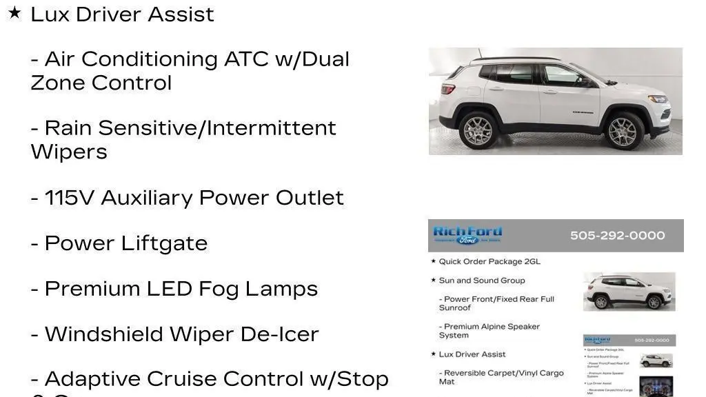 2022 Jeep Compass Latitude Lux