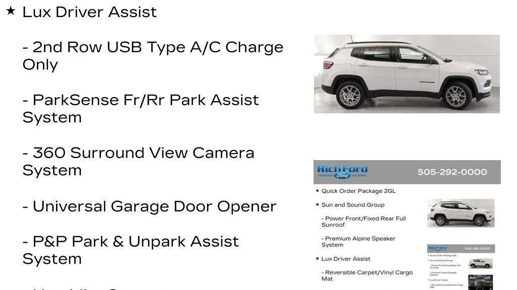 2022 Jeep Compass Latitude Lux