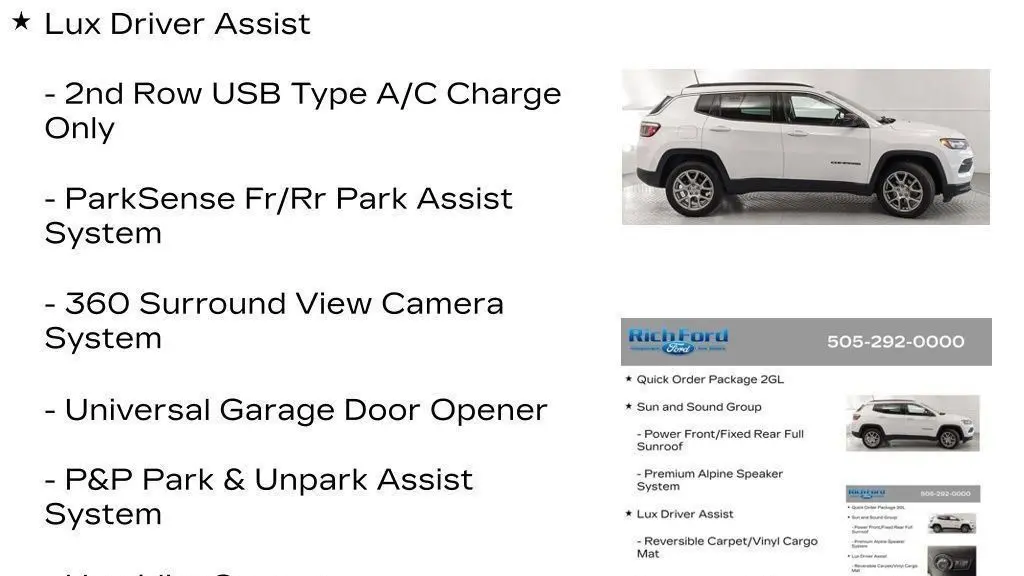 2022 Jeep Compass Latitude Lux