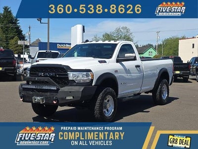 Photo of a 2021 Ram 3500 4X4 Tradesman 2DR Regular Cab 8 FT. LB SRW Pickup for sale