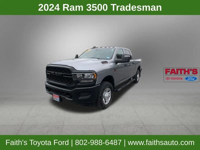 Photo of a 2024 RAM 3500 4X4 Tradesman 4DR Crew Cab 6.3 FT. SB SRW Pickup for sale