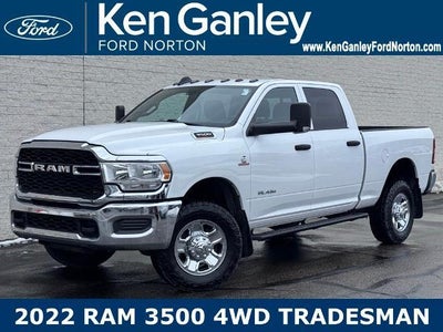 2022 RAM 3500 4X4 Tradesman 4DR Crew Cab 6.3 FT. SB SRW Pickup
