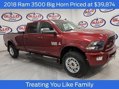 Photo of a 2018 RAM 3500 4X4 Big Horn 4DR Crew Cab 8 FT. LB SRW Pickup for sale