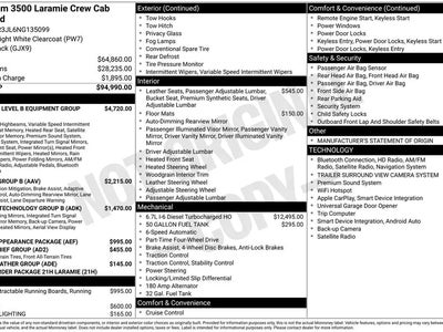 Photo of a 2022 Ram 3500 4X4 Laramie 4DR Crew Cab 8 FT. LB SRW Pickup for sale