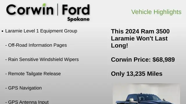 2024 Ram 3500 Laramie