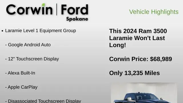 2024 Ram 3500 Laramie
