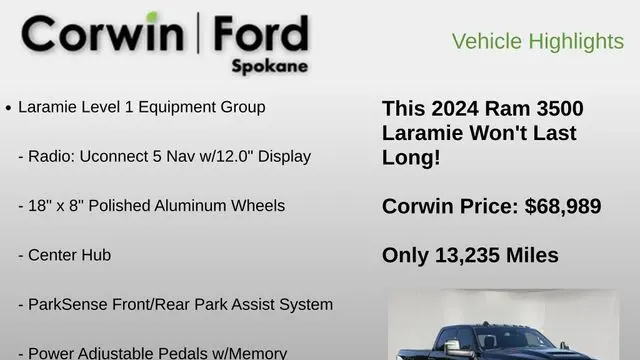 2024 Ram 3500 Laramie