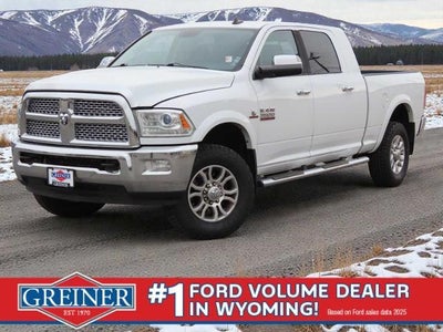 2015 RAM 3500 4X4 Laramie 4DR Mega Cab 6.3 FT. SB SRW Pickup