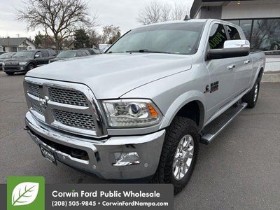 2018 RAM 3500 4X4 Laramie 4DR Mega Cab 6.3 FT. SB SRW Pickup