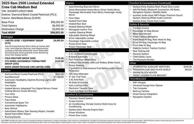 2025 Ram 2500 - $81,261