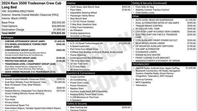 2024 Ram 3500 Tradesman