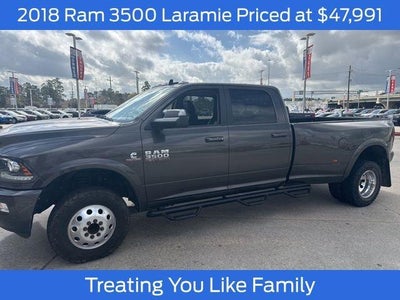 Photo of a 2018 RAM 3500 4X4 Laramie 4DR Crew Cab 8 FT. LB DRW Pickup for sale
