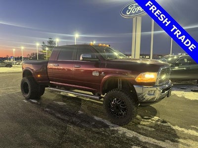 Photo of a 2018 RAM 3500 4X4 Laramie Longhorn 4DR Mega Cab 6.3 FT. SB DRW Pickup for sale