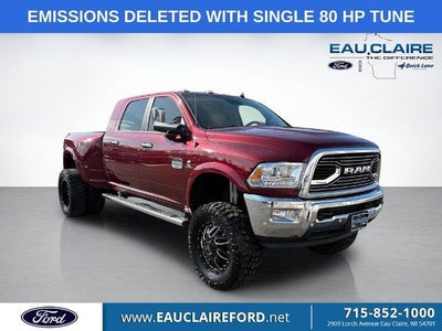 Photo of a 2018 RAM 3500 4X4 Laramie Longhorn 4DR Mega Cab 6.3 FT. SB DRW Pickup for sale