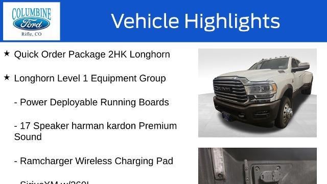 2020 Ram 3500 Laramie Longhorn