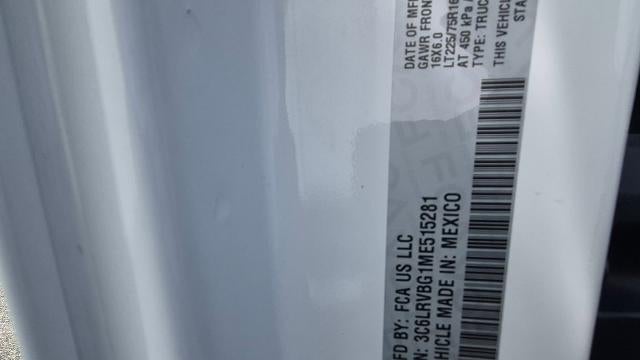 2021 Ram ProMaster 1500 136 WB