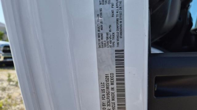 2021 Ram ProMaster 1500 136 WB