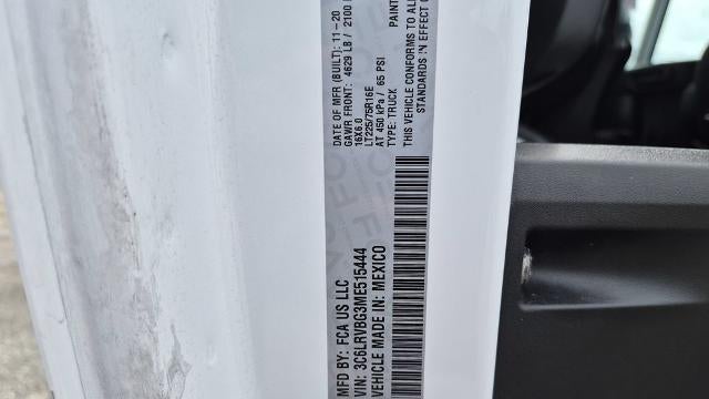 2021 Ram ProMaster 1500 136 WB