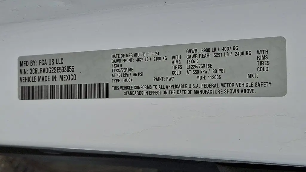 2025 Ram ProMaster Tradesman 2500