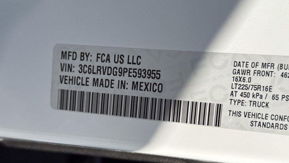 2023 Ram ProMaster 2500 159 WB