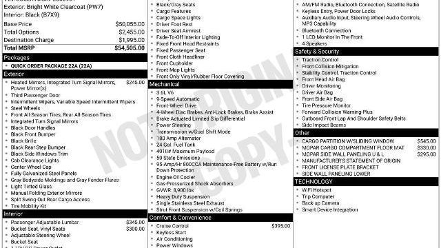 2023 Ram ProMaster 2500 159 WB
