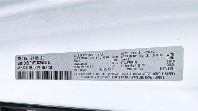 2025 Ram ProMaster Tradesman 2500