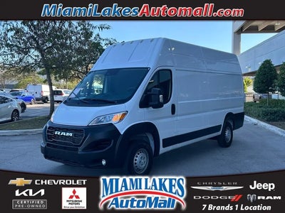 2025 Ram Promaster Tradesman 3500 159 WB 3DR Super High Roof Extended Cargo Van W/O Passenger Seat