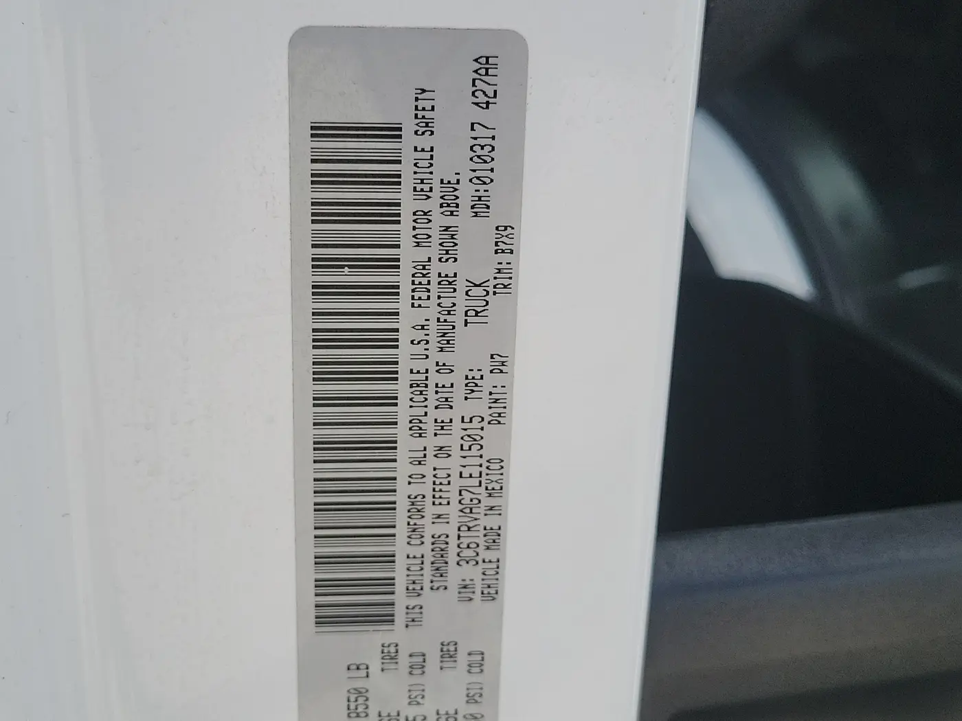2020 Ram ProMaster 1500 - $11,880