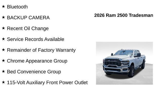 2026 Ram 2500 Tradesman