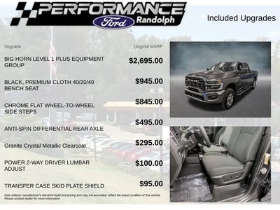 Photo of a 2025 Ram 2500 4X4 Big Horn 4DR Crew Cab 6.3 FT. SB Pickup for sale