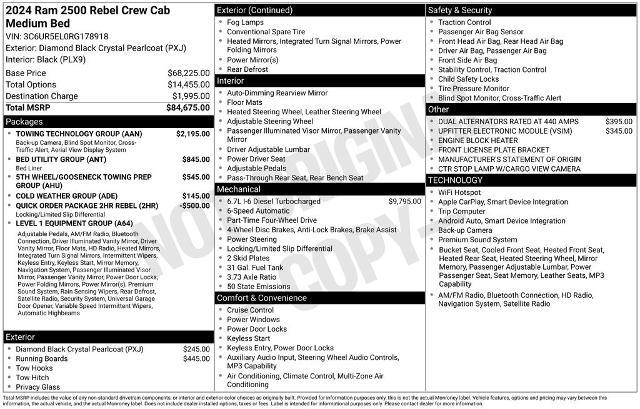 2024 Ram 2500 - $59,721