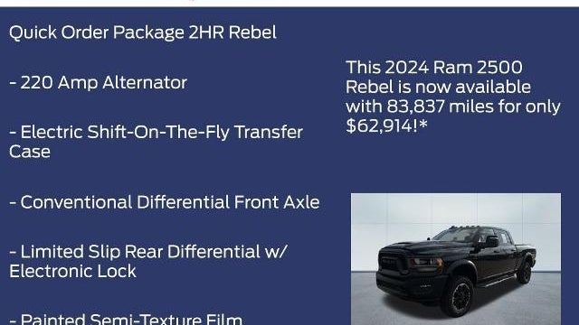 2024 Ram 2500 Rebel