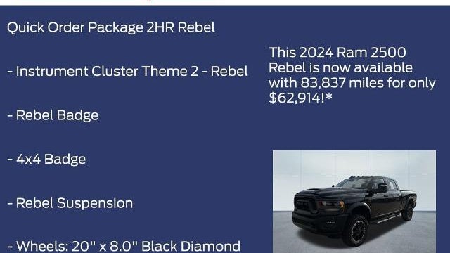 2024 Ram 2500 Rebel