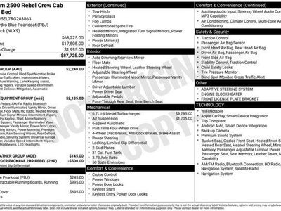 Photo of a 2024 RAM 2500 4X4 Rebel 4DR Crew Cab 6.3 FT. SB Pickup for sale