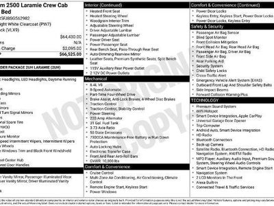 Photo of a 2025 Ram 2500 4X4 Laramie 4DR Crew Cab 6.3 FT. SB Pickup for sale